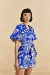NEW_Lace Bananas Navy Blue Robes courtes - Lace Bananas Navy Blue