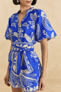 NEW_Lace Bananas Navy Blue Robes courtes - Lace Bananas Navy Blue