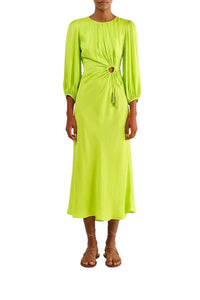 Lime Green Robe midi - Lime Green