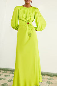 Lime Green Robe midi - Lime Green