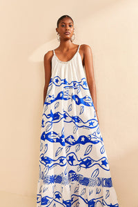 NEW_Pitta Waves Off White Robes longues - Pitta Waves Off White