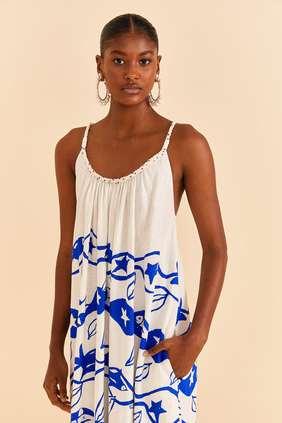 NEW_Pitta Waves Off White Robes longues - Pitta Waves Off White