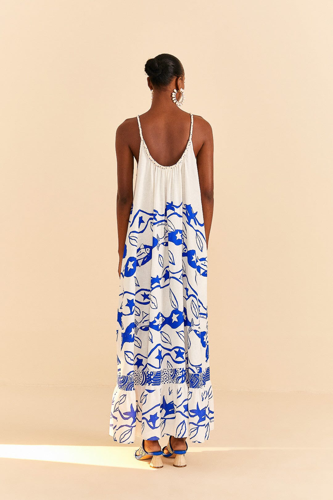 NEW_Pitta Waves Off White Robes longues - Pitta Waves Off White