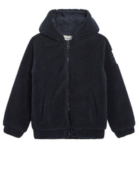 Veste en polaire duveteuse imprimée camouflage - Nuit