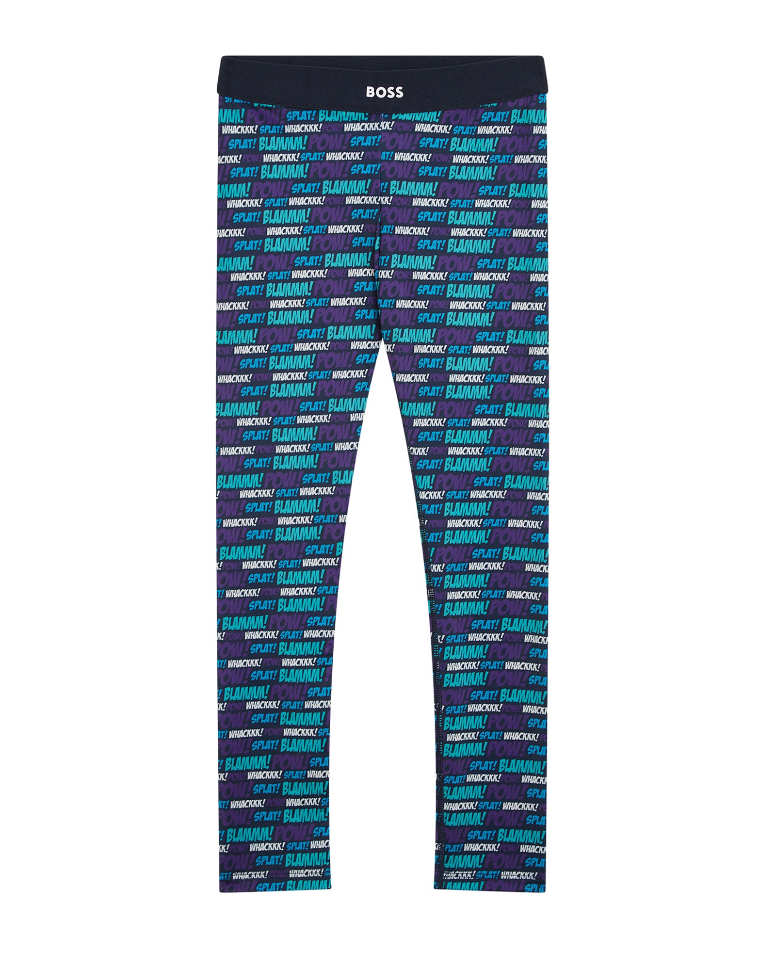 Pantalon legging en imprimé - Bleu cargo