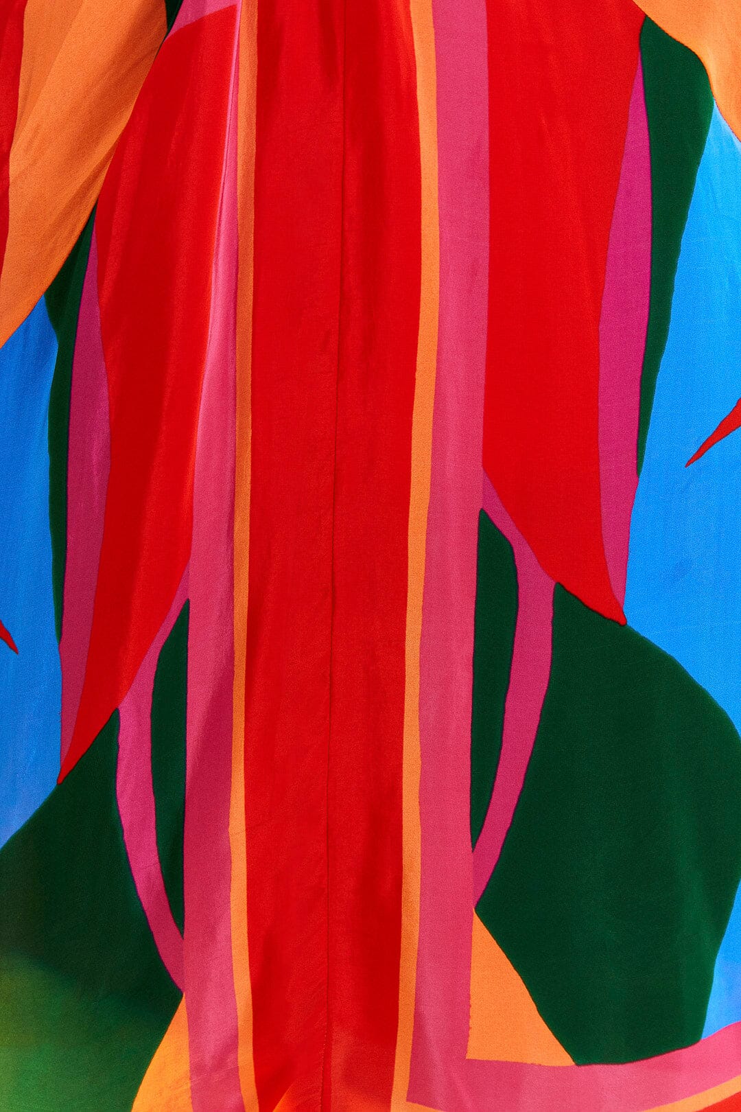 Robe longue Colorful Foliage - Multicolore