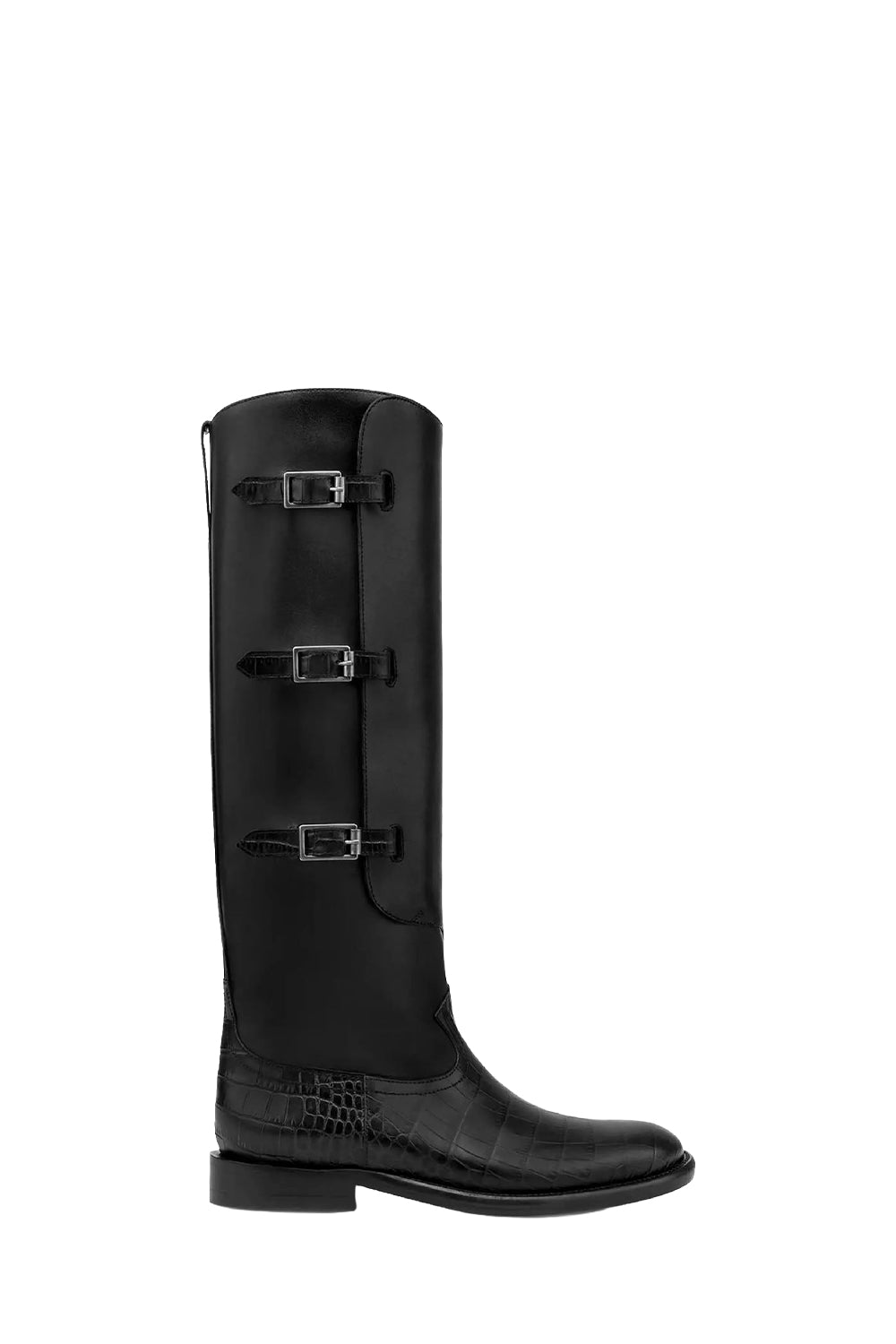 Bottes Montana en cuir - Carbone Black