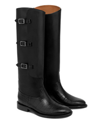Bottes Montana en cuir - Carbone Black