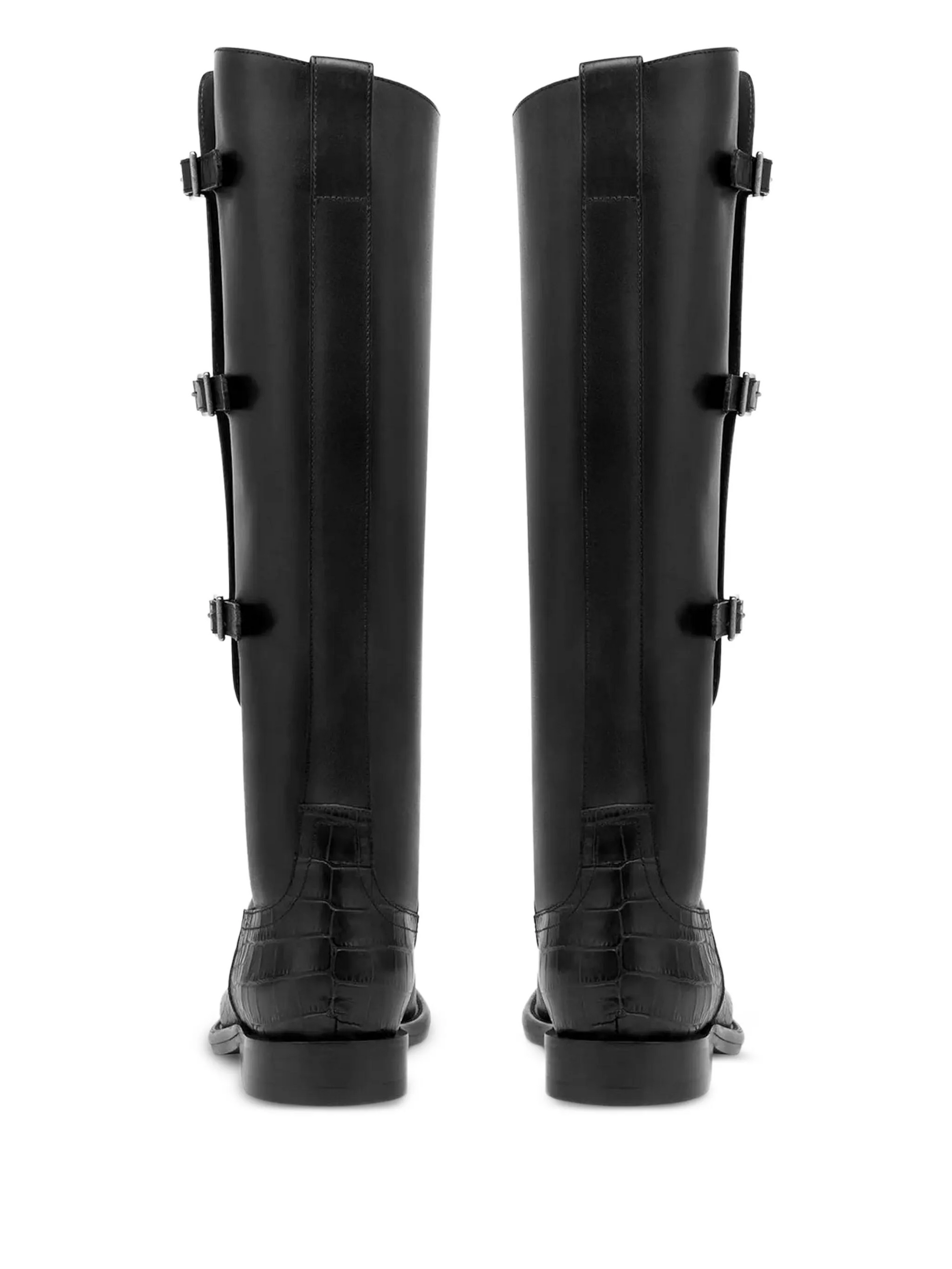 Bottes Montana en cuir - Carbone Black