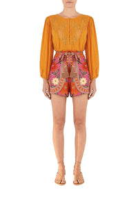 Orange Blouse - Orange