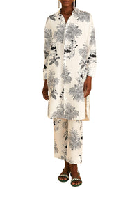Chemise Moto Love - Blanc