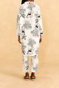 Chemise Moto Love - Blanc