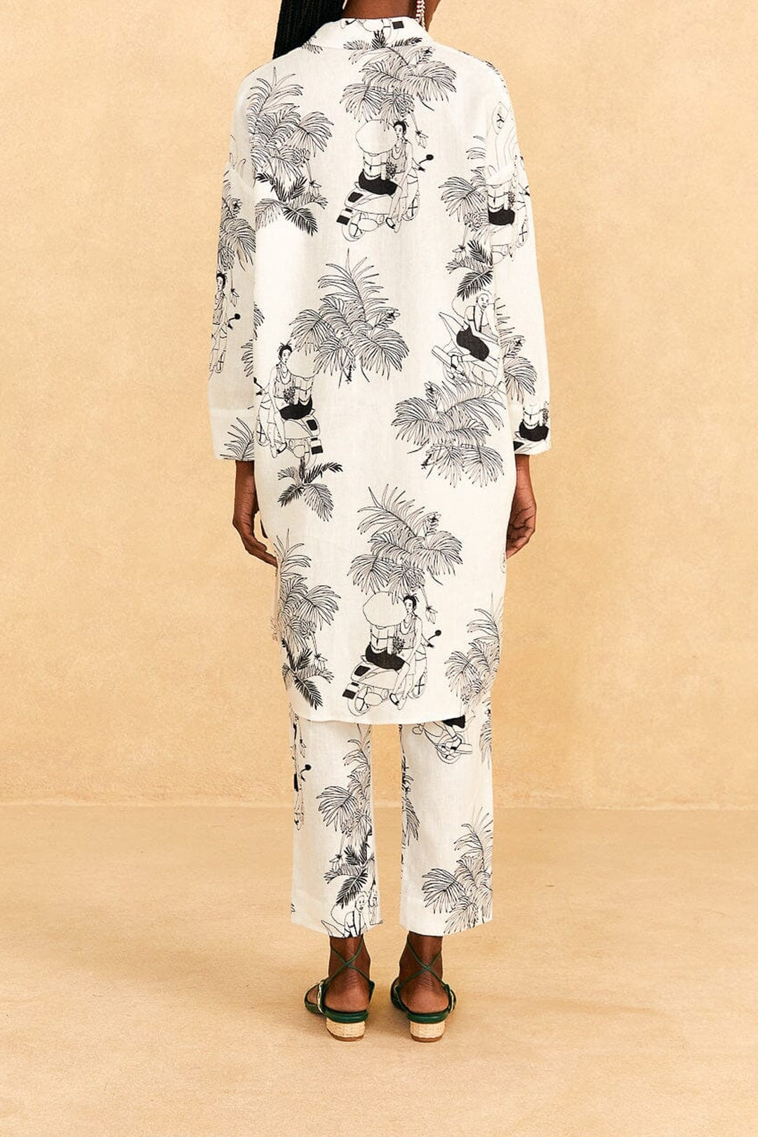 Chemise Moto Love - Blanc