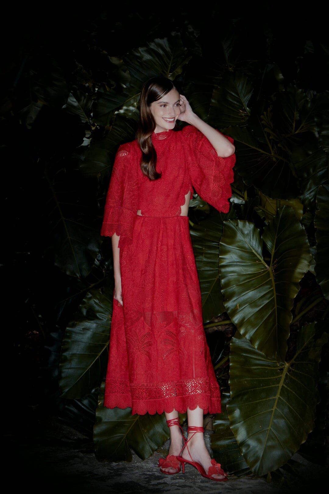 NEW_Red Robes midi - Red