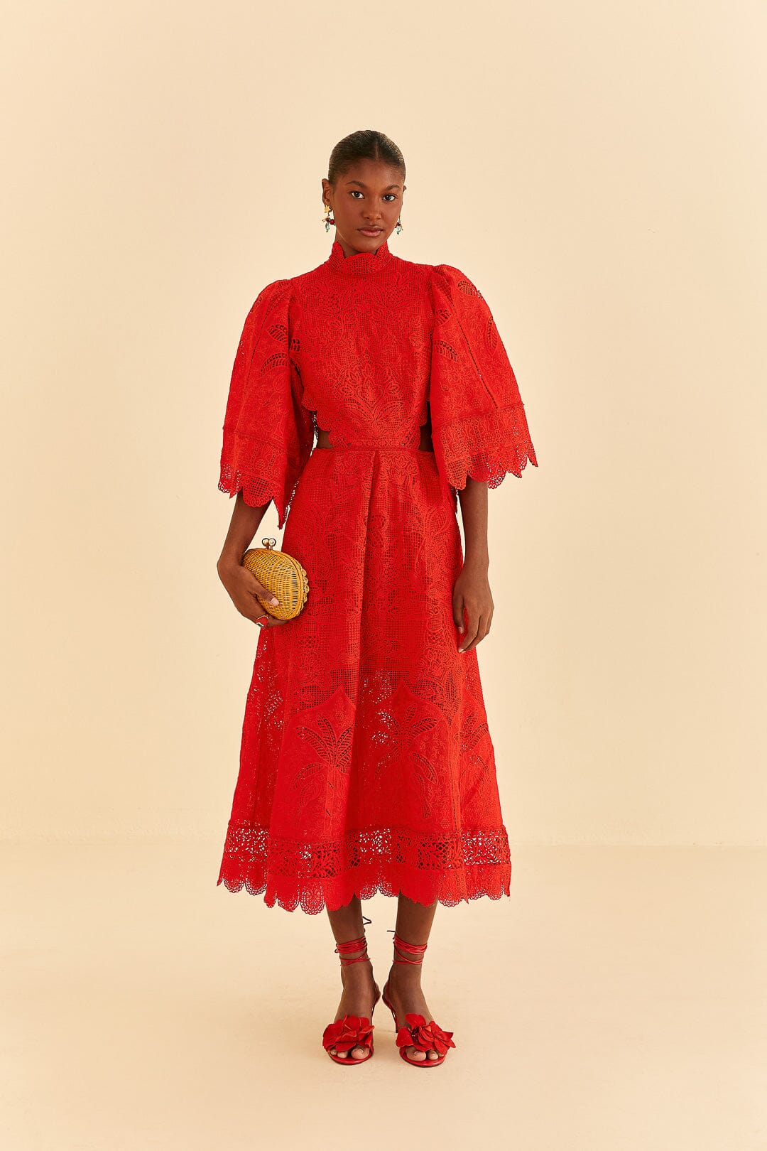 NEW_Red Robes midi - Red