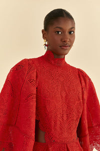 NEW_Red Robes midi - Red