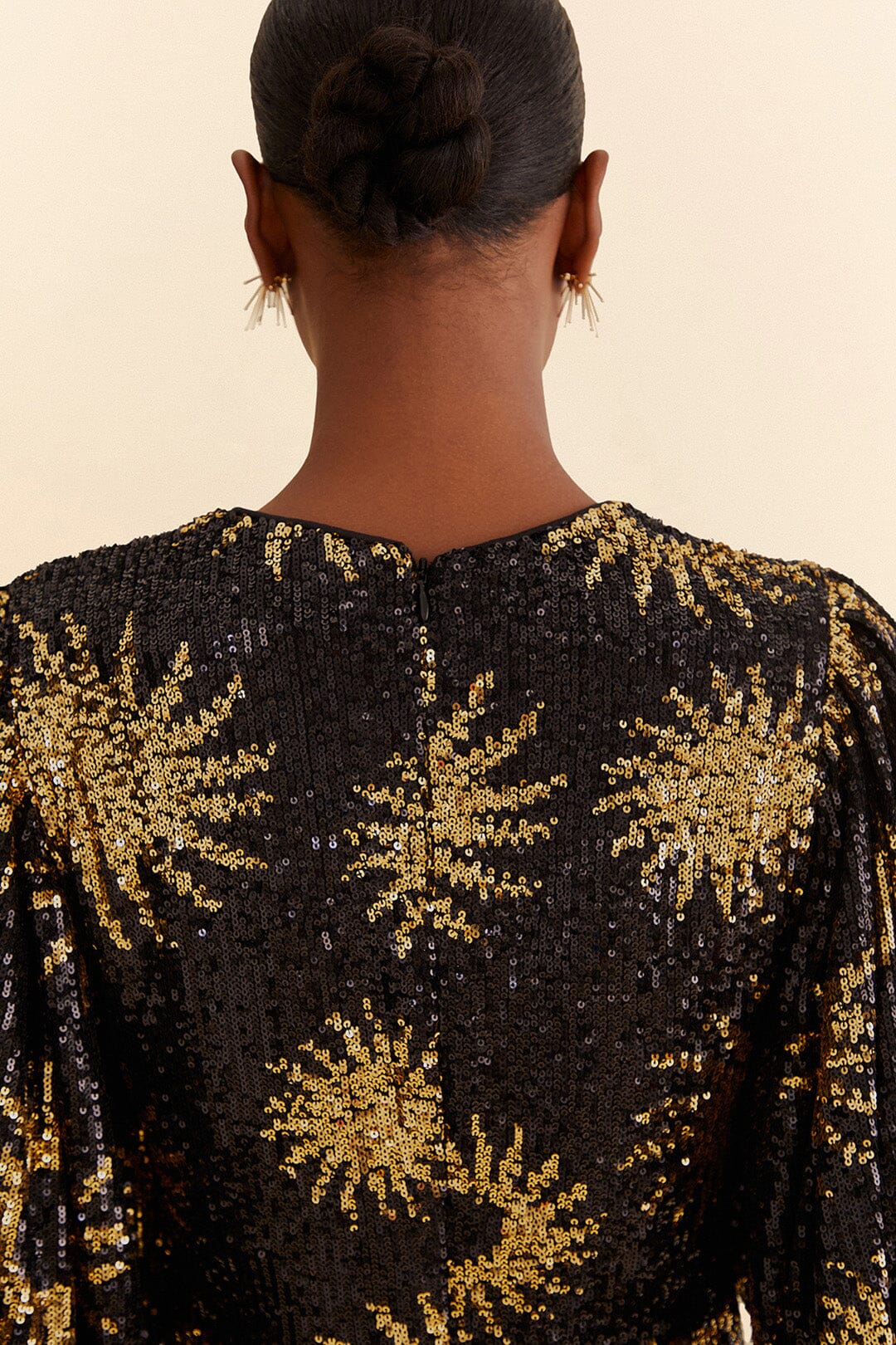 Sunny Mood Sequin Short Dress - Black