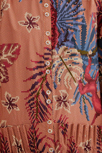Robe courte à manches longues - Rose