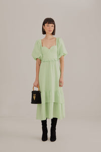 NEW_Green Robes midi - Green