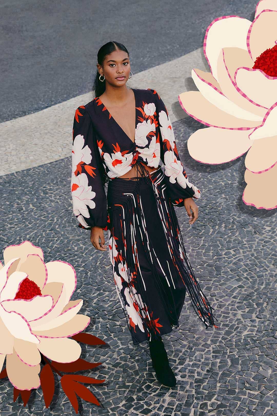 NEW_Peony Black Jupes & Shorts - Peony Black