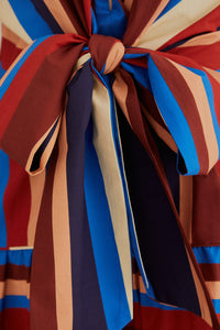 NEW_Winter Stripes Multicolor Robes midi - Winter Stripes Multicolor