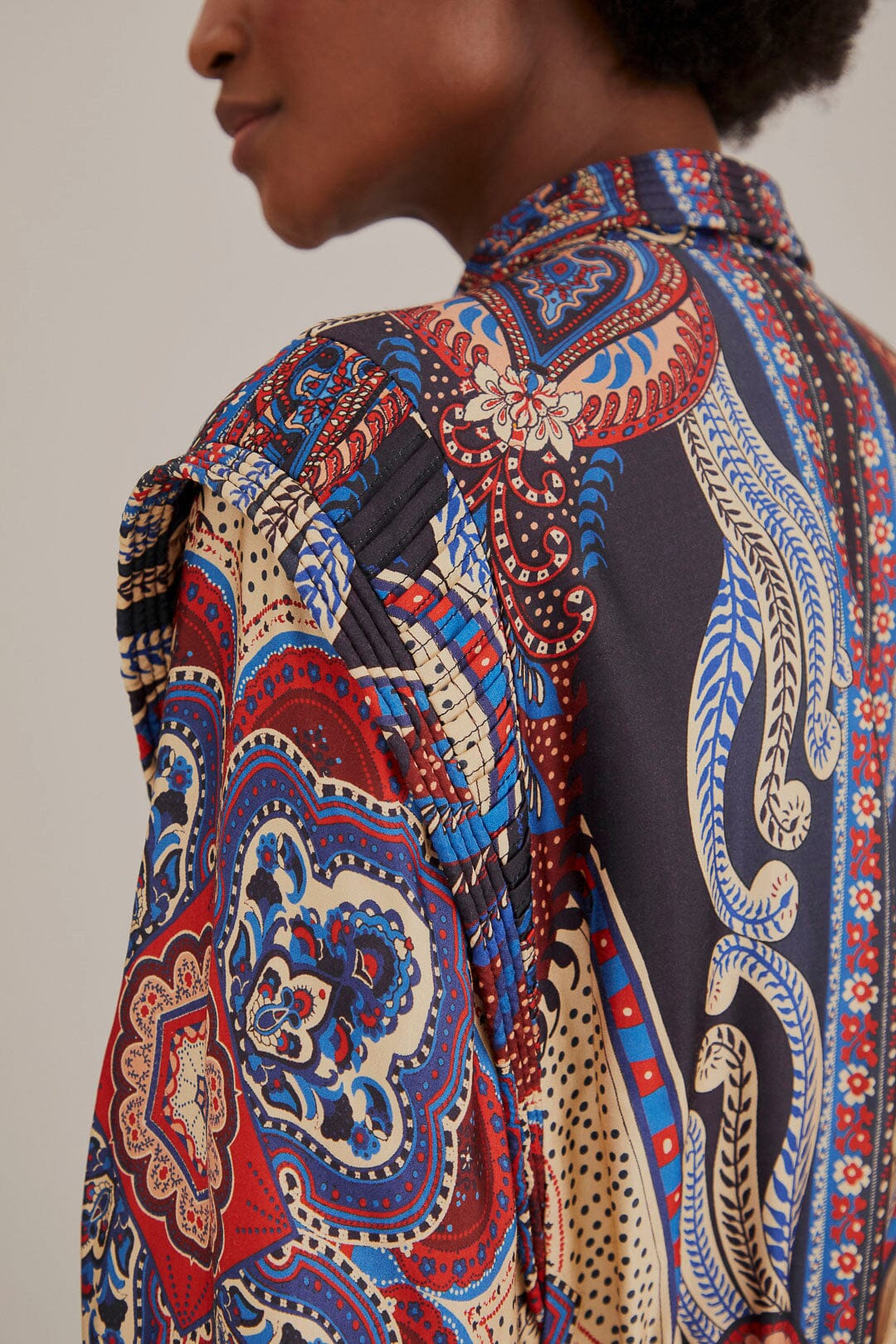 Robe longue Energy à découpe - Multicolore