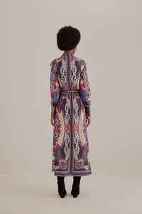 Robe longue Energy à découpe - Multicolore
