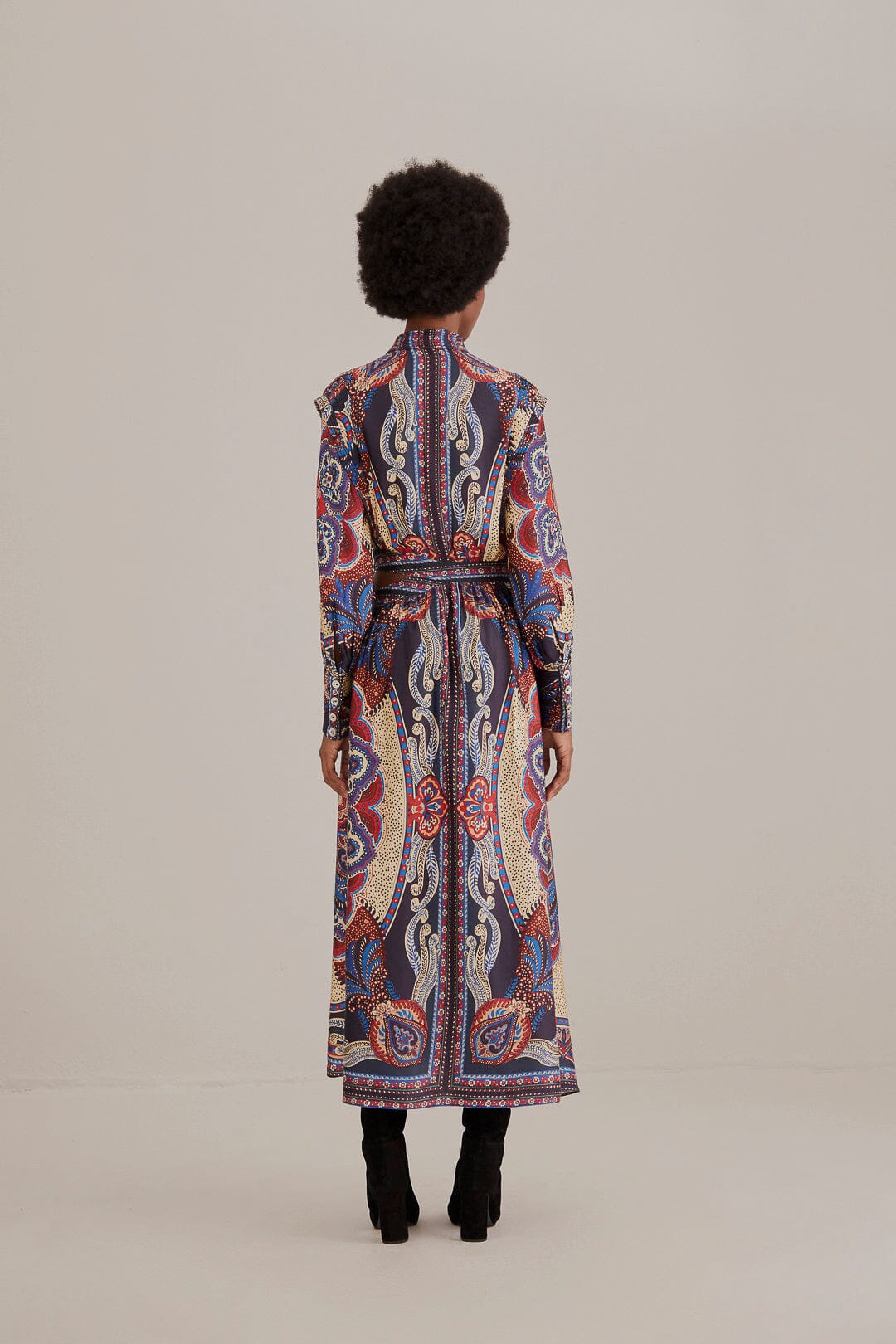 Robe longue Energy à découpe - Multicolore