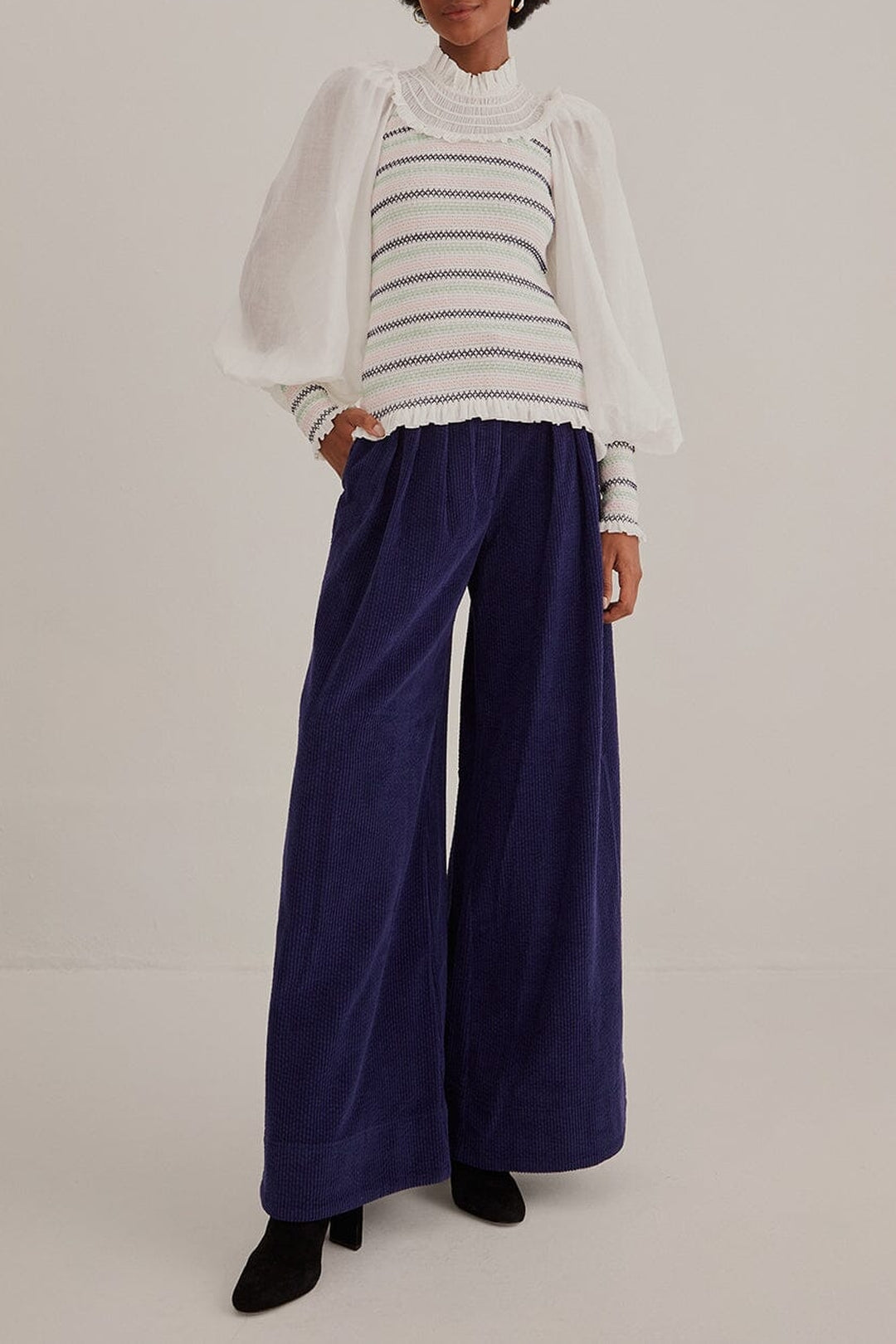 DJV_Navy Blue Pantalons - Navy Blue