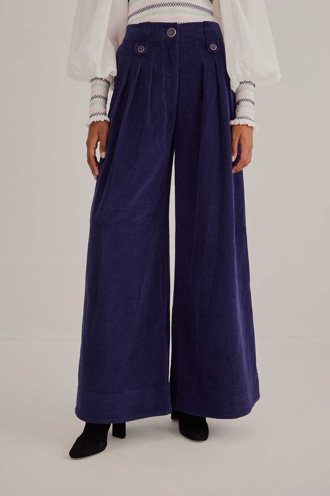 DJV_Navy Blue Pantalons - Navy Blue