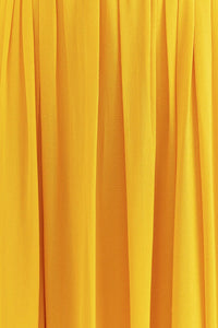 Strapless maxi dress With Sun Buckle - Yellow