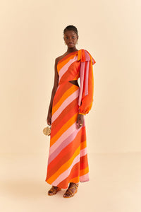 NEW_Party Stripes Multicolor Robes longues - Party Stripes Multicolor