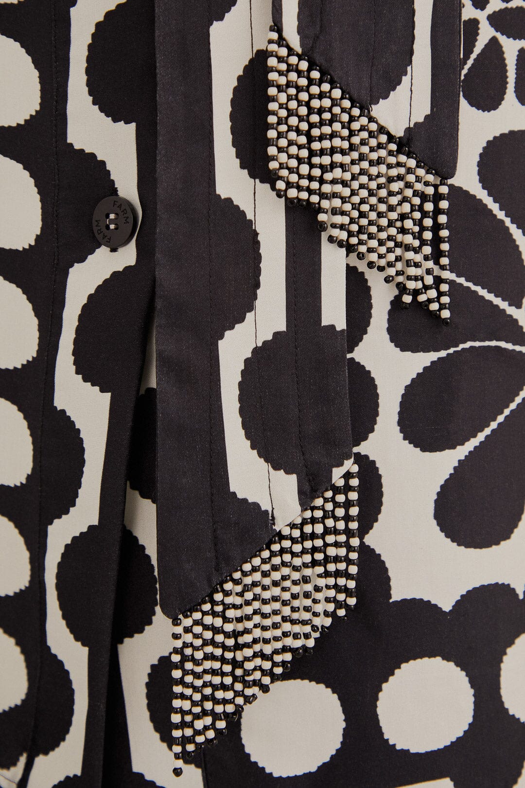 Robe midi nuisette Palermo à manches longues - Noir