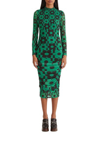 Robe midi Lovedaisy en tulle - Vert
