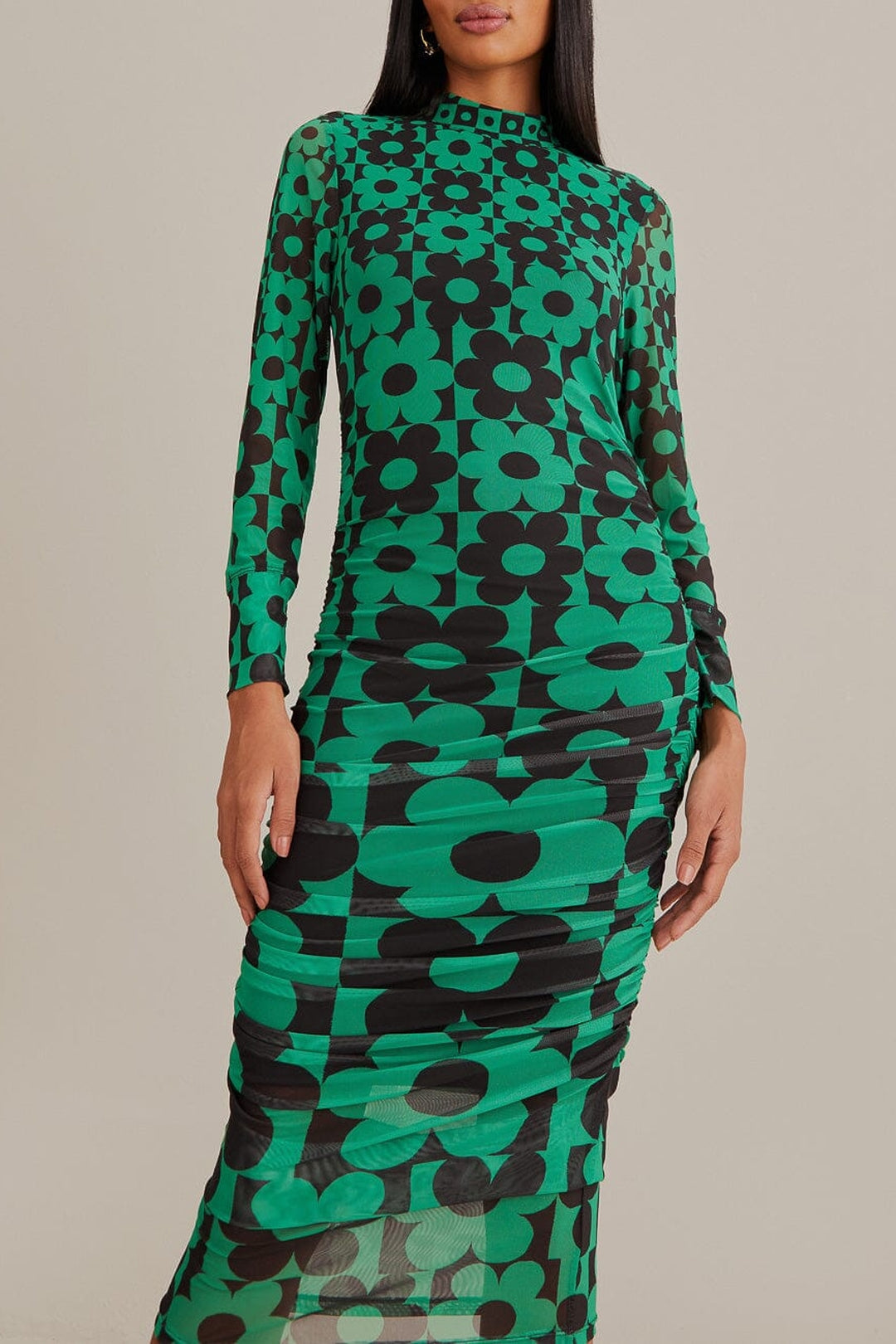 Robe midi Lovedaisy en tulle - Vert