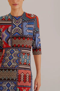DJV_Rauti Multicolor Robes midi - Rauti Multicolor
