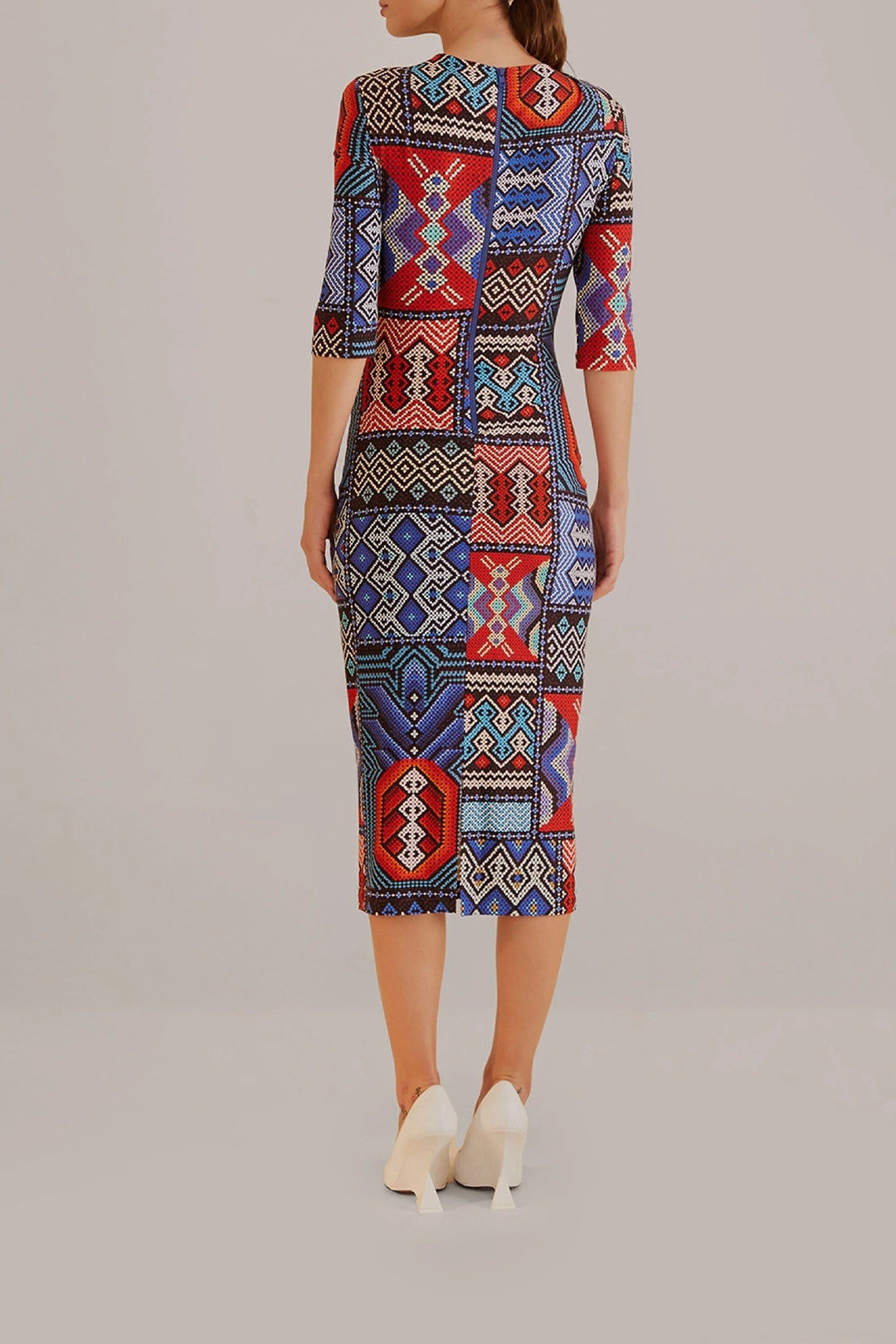 DJV_Rauti Multicolor Robes midi - Rauti Multicolor