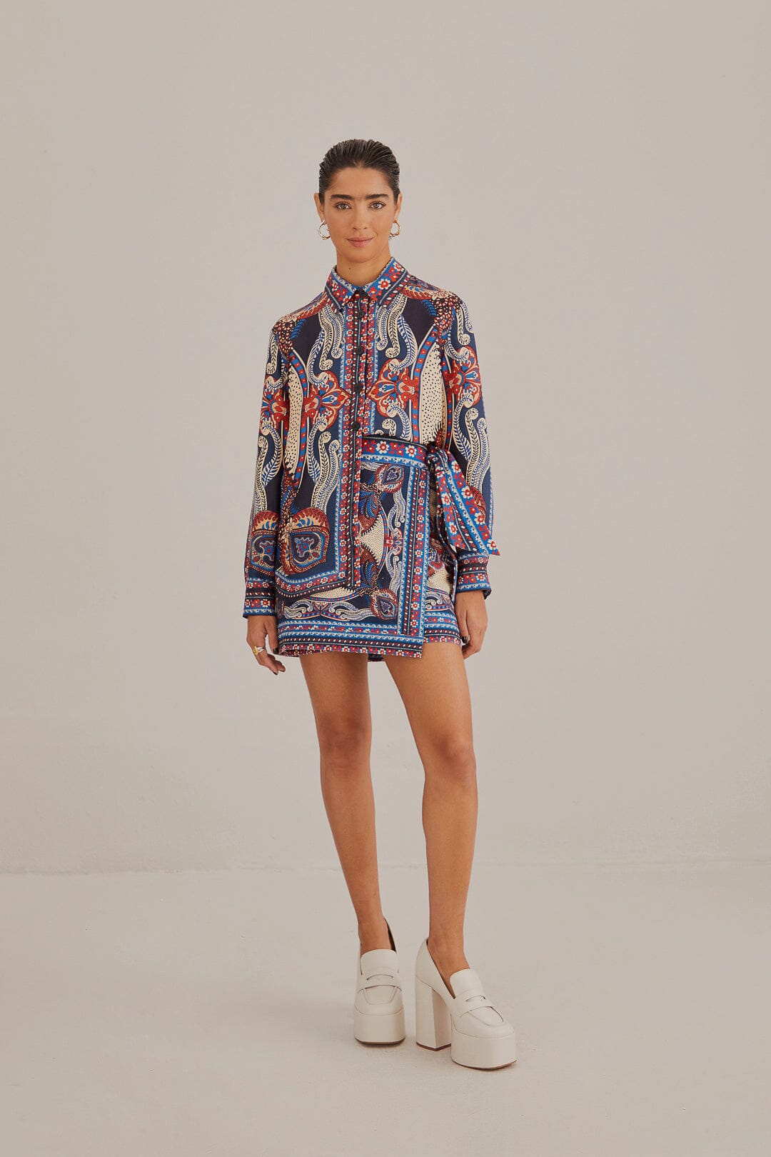NEW_Energy Scarf Multicolor Chemises & Blouses - Energy Scarf Multicolor