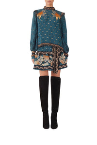 Blouse Ainika Chill à manches longues - Bleu