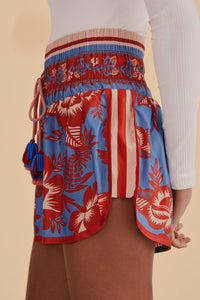 Short Lace Garden - Rouge