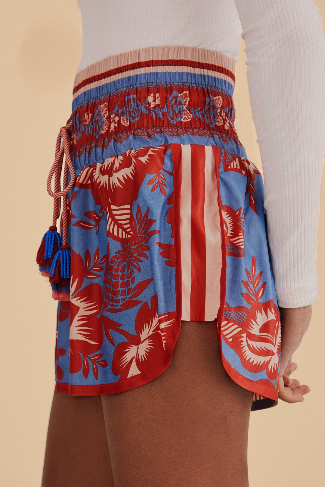 Short Lace Garden - Rouge