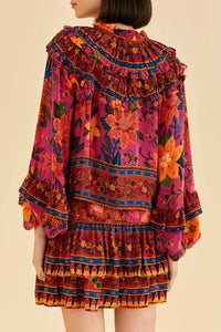 Blouse à manches longues - Rose