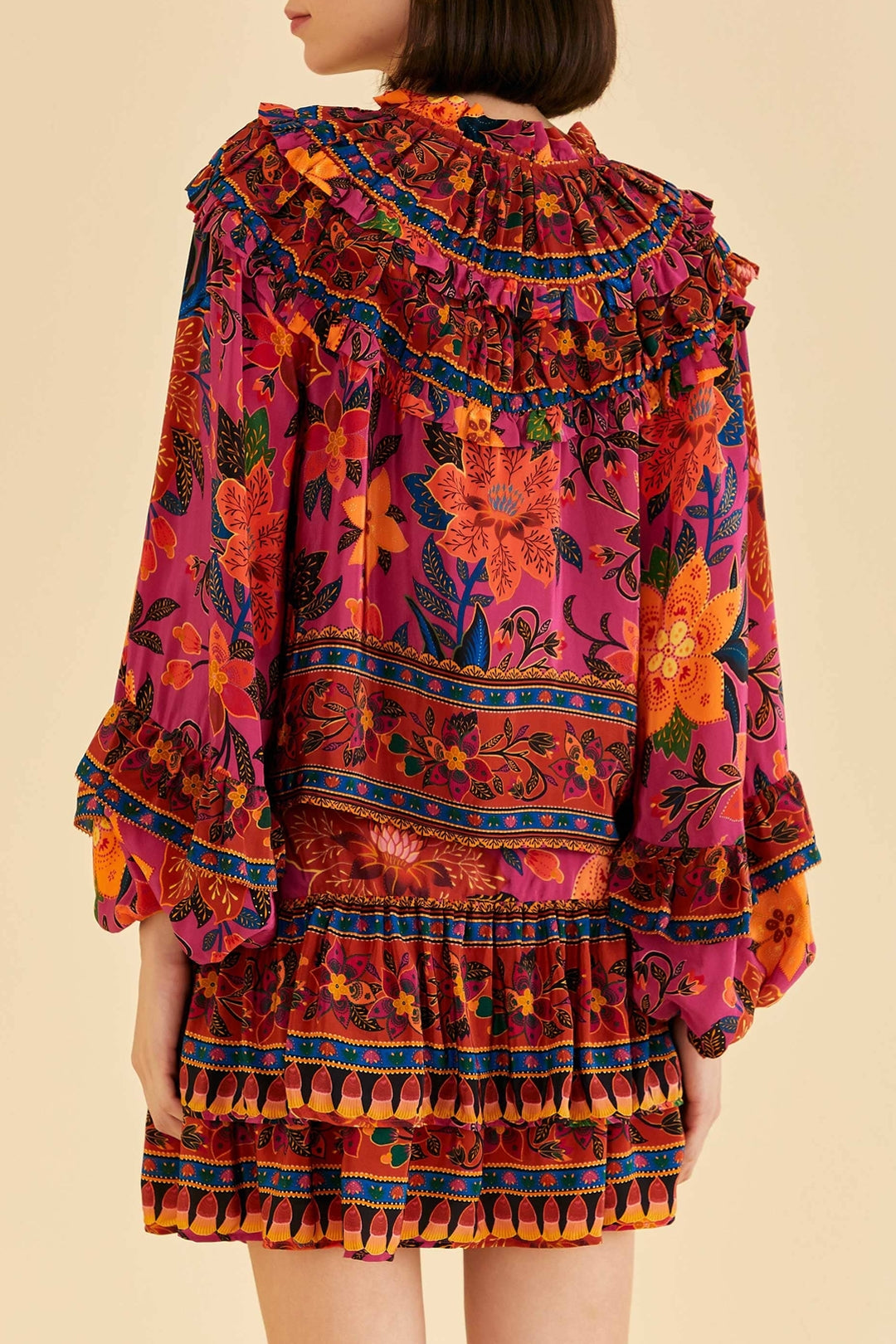 Blouse à manches longues - Rose