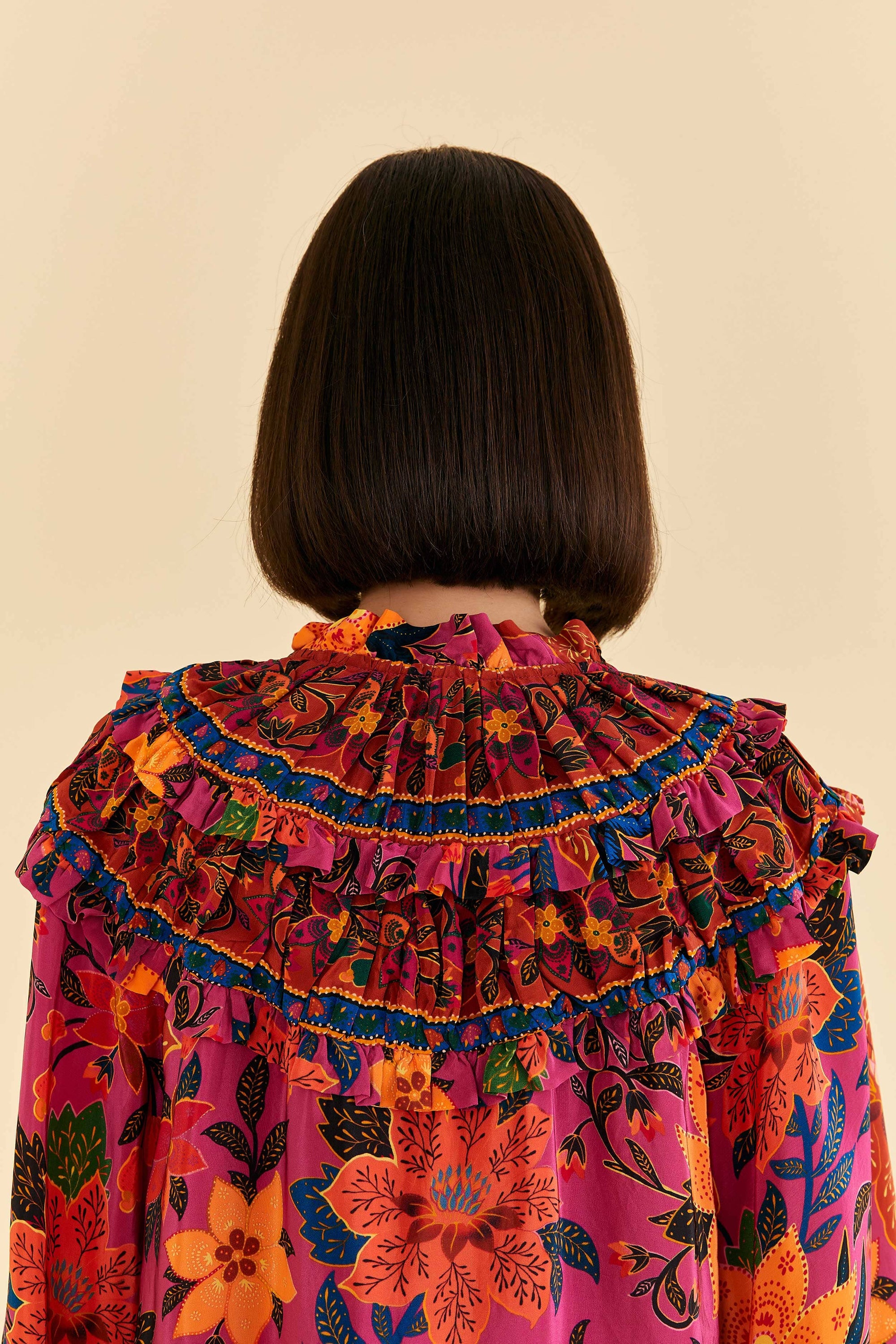 Blouse à manches longues - Rose