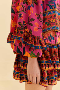 Blouse à manches longues - Rose