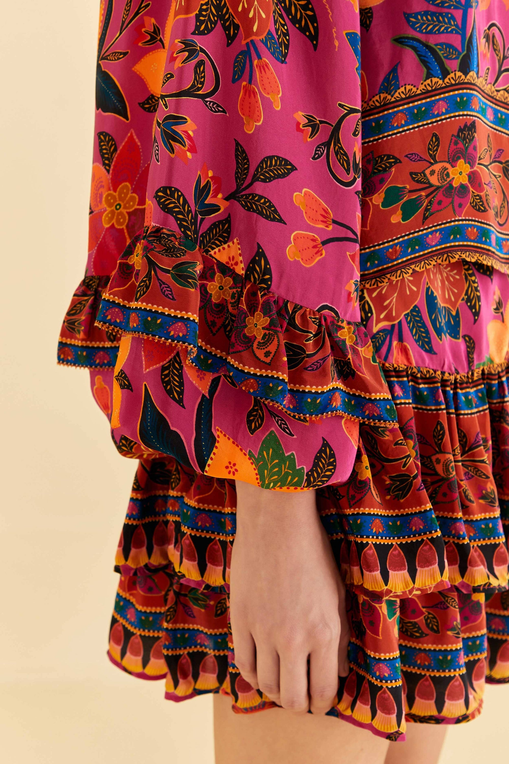 Blouse à manches longues - Rose