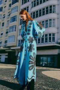 NEW_Turquoise Robes longues - Turquoise