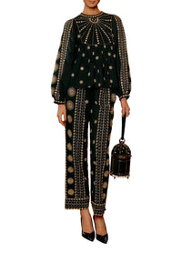 Pantalon Sun Embroidered - Noir