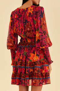 Tropical Pink Robe courte - Tropical Pink
