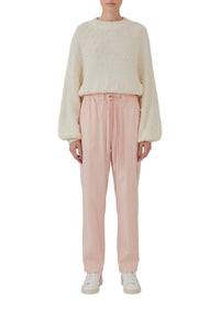 Pull Bubble avec broderie de perles - Blanc